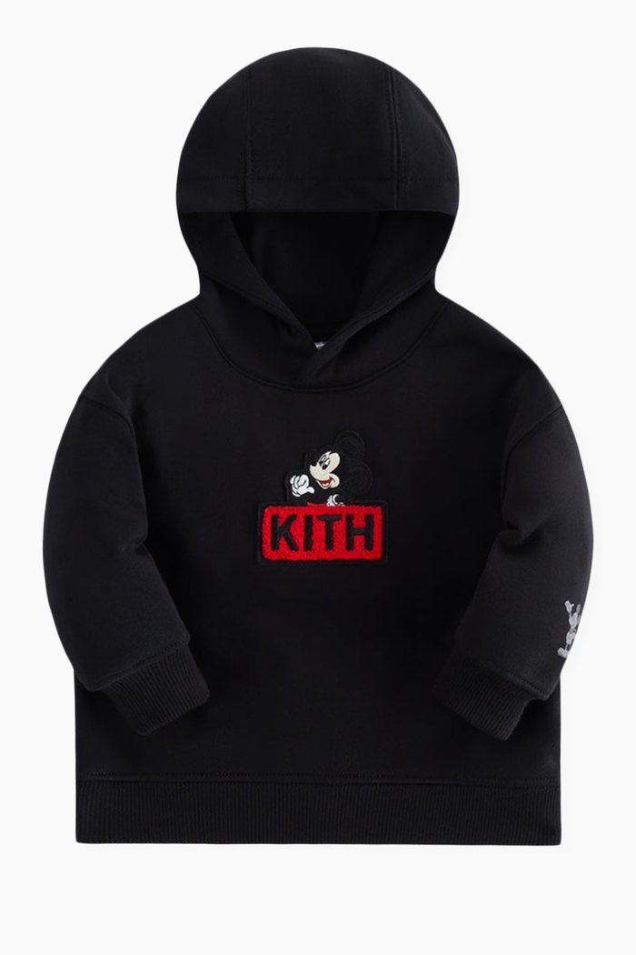 x Disney Mickey & Friends Mickey Hoodie in Cotton-fleece, Black