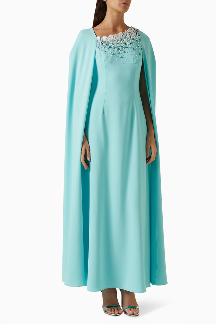 

Milani Dress in Crêpe, Blue