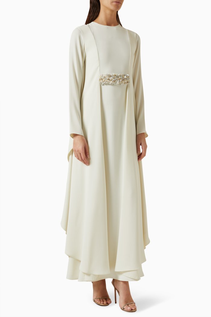 

Londyn Dress in Crêpe, Neutral
