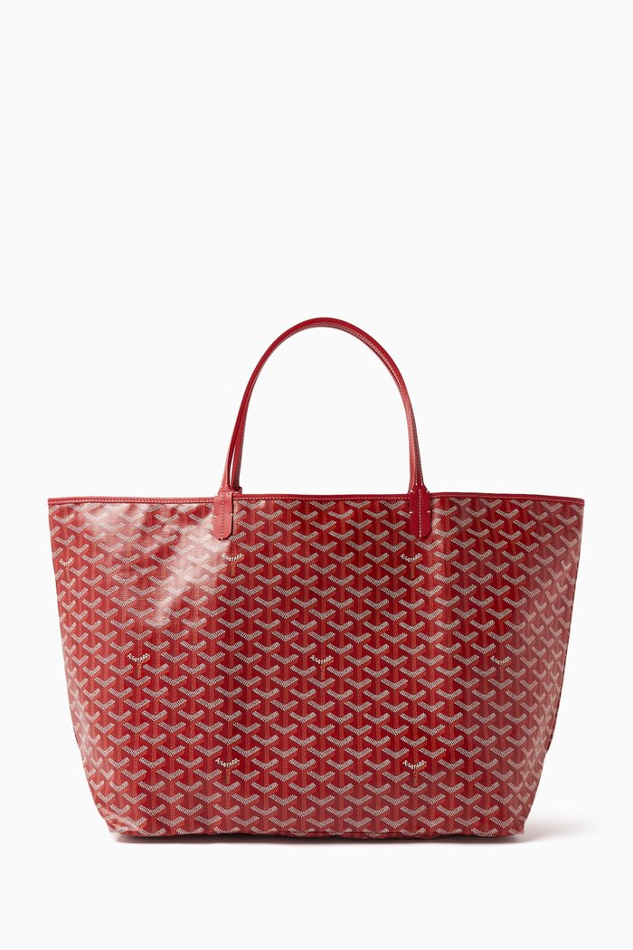 

Unused St. Louis GM Bag in Goyardine Canvas, Red