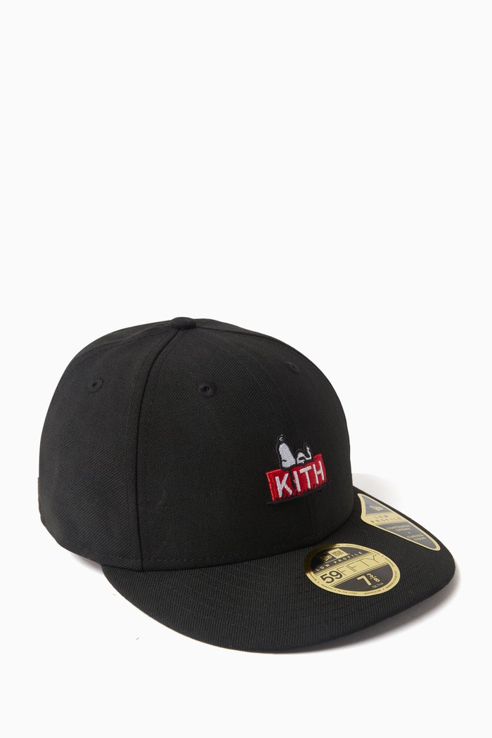 Kith x Peanuts 59FIFTY Low Profile Fitted Hat, Black