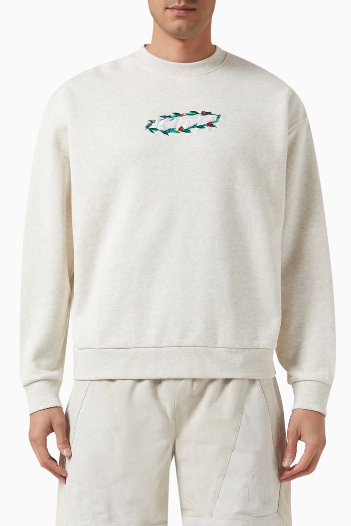 

Wreath Orbit Nelson Sweatshirt in Cotton-fleece, Neutral
