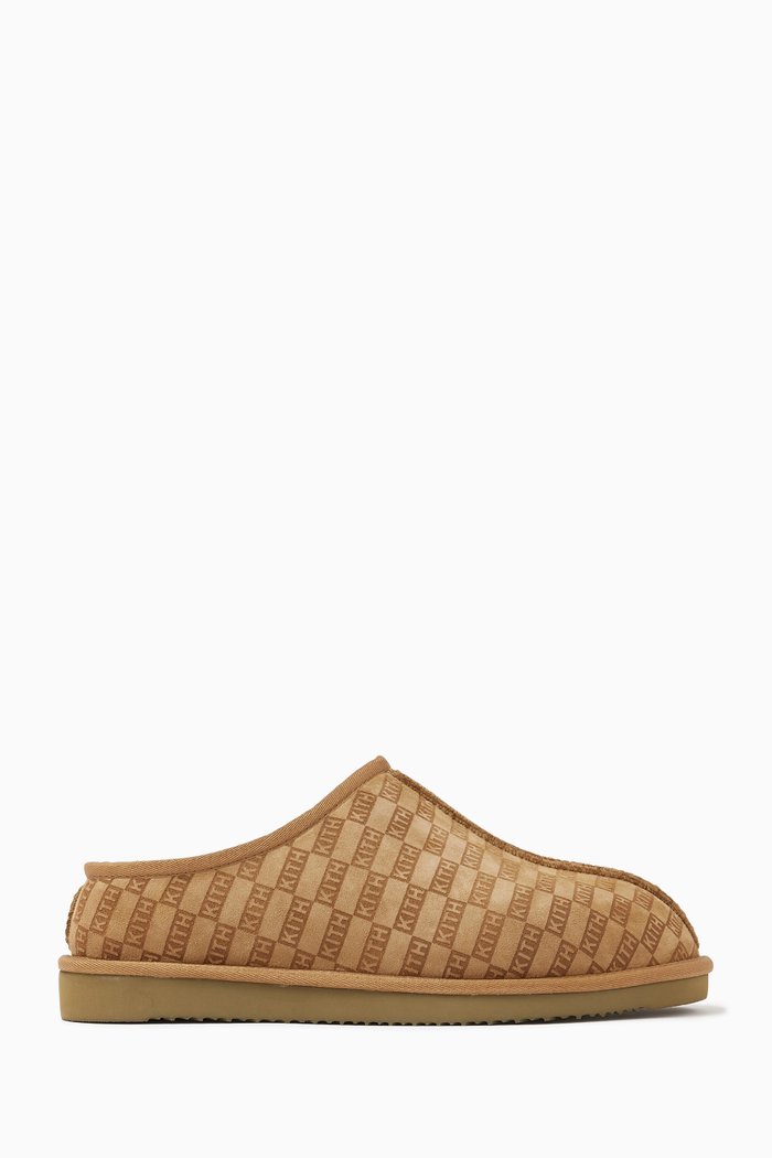 

Monogram Slippers in Shearling, Neutral