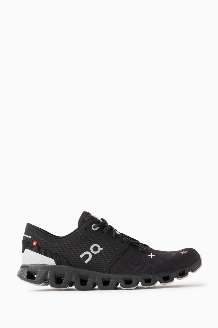 

Cloud X 3 Running Shoes in Mesh, Black