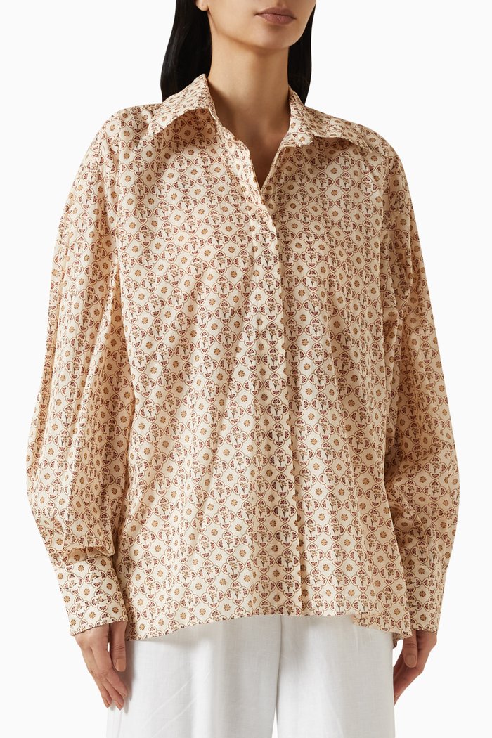 

Barnes Bio Shirt in Cotton, Neutral
