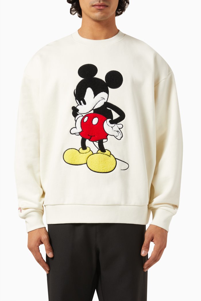 

Kith x Mickey & Friends Mad Mickey Vintage Sweatshirt, Neutral