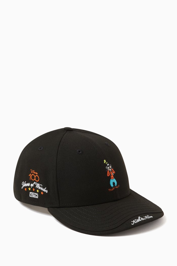 

x Disney Kith & Kin Goofy 59FIFTY Low Profile Fitted Cap, Black