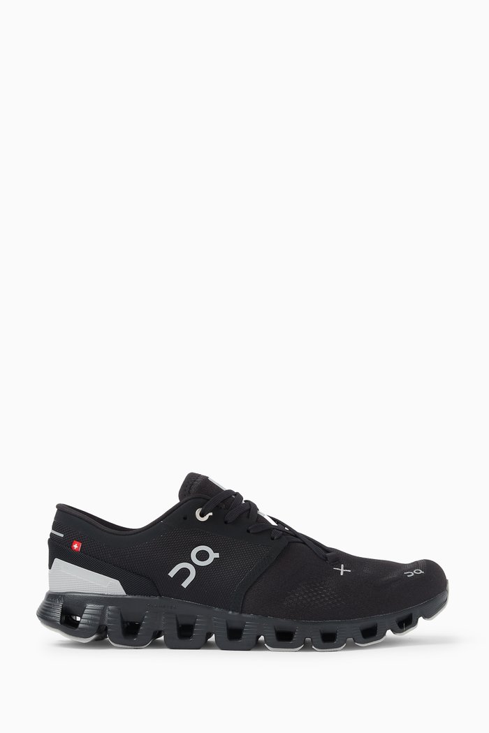 

Cloud X 3 Running Shoes in Mesh, Black