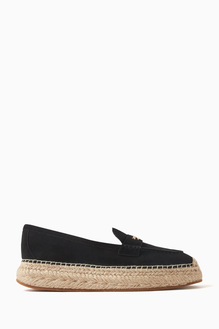 Eastwell Espadrilles in Suede, Black