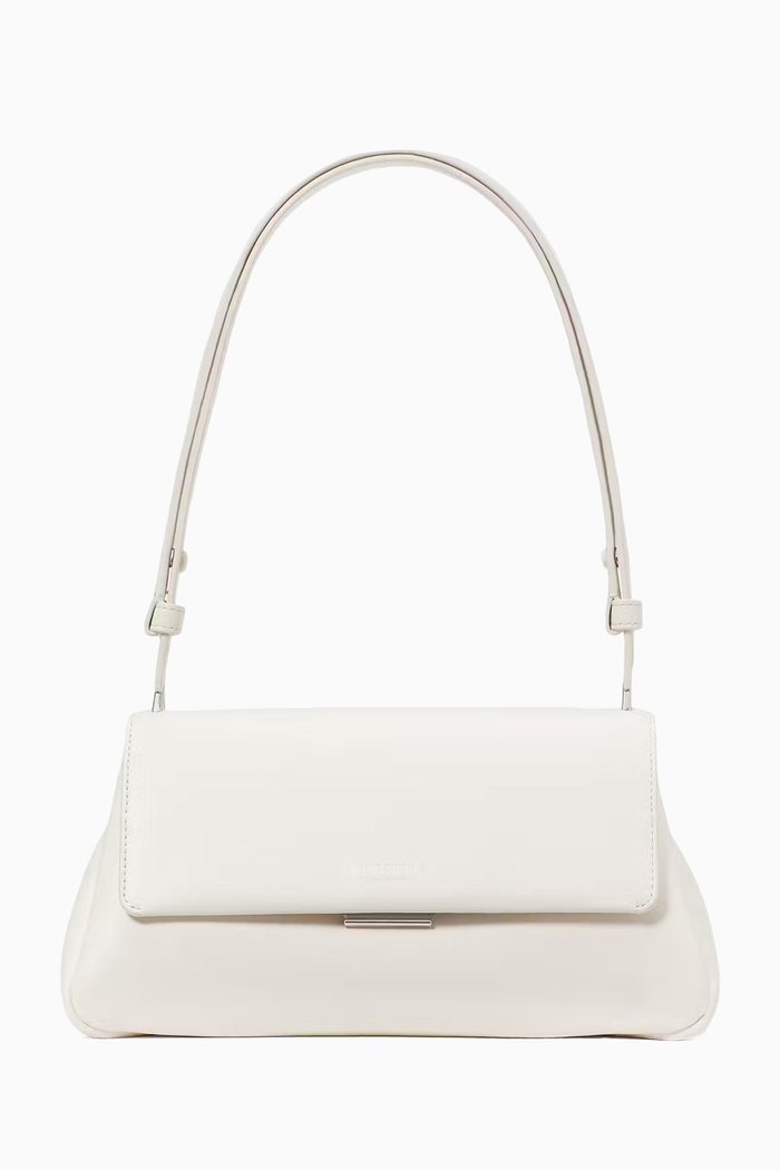 

Shoulder Bag in Leather, Neutral