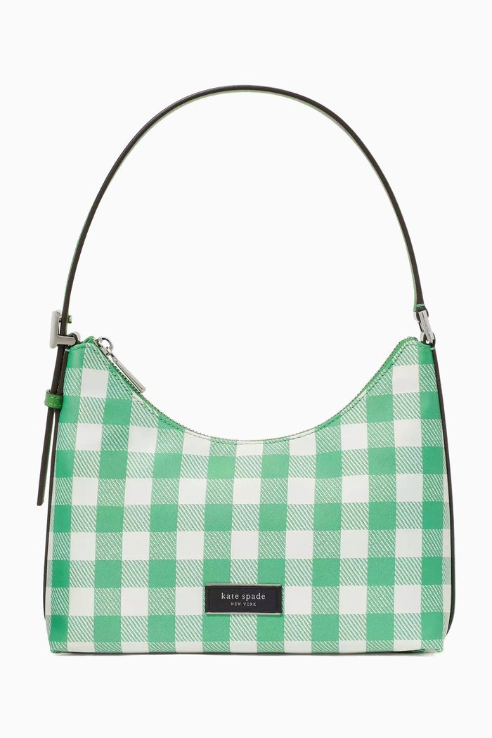 

Small Sam Shoulder Bag in Nylon, Green