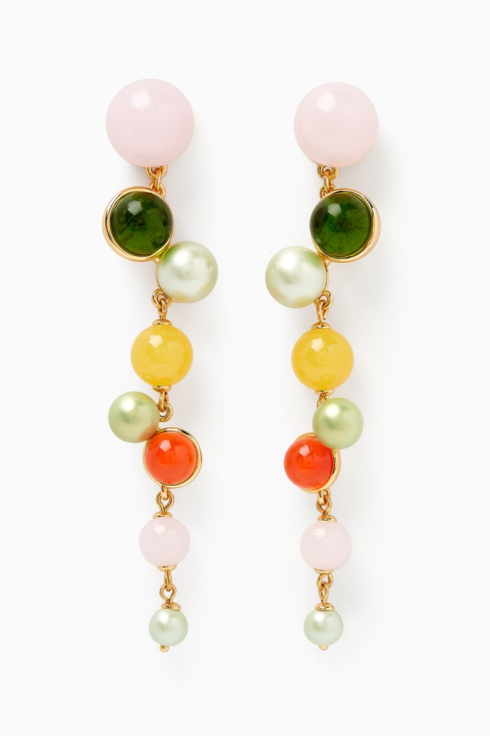 

Bright Spots Linear Earrings in Metal, Multicolour