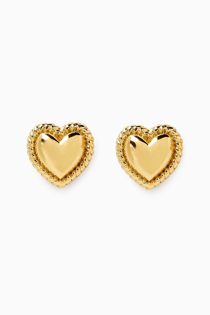 

Golden Hour Mini Stud Earrings in Metal, Gold