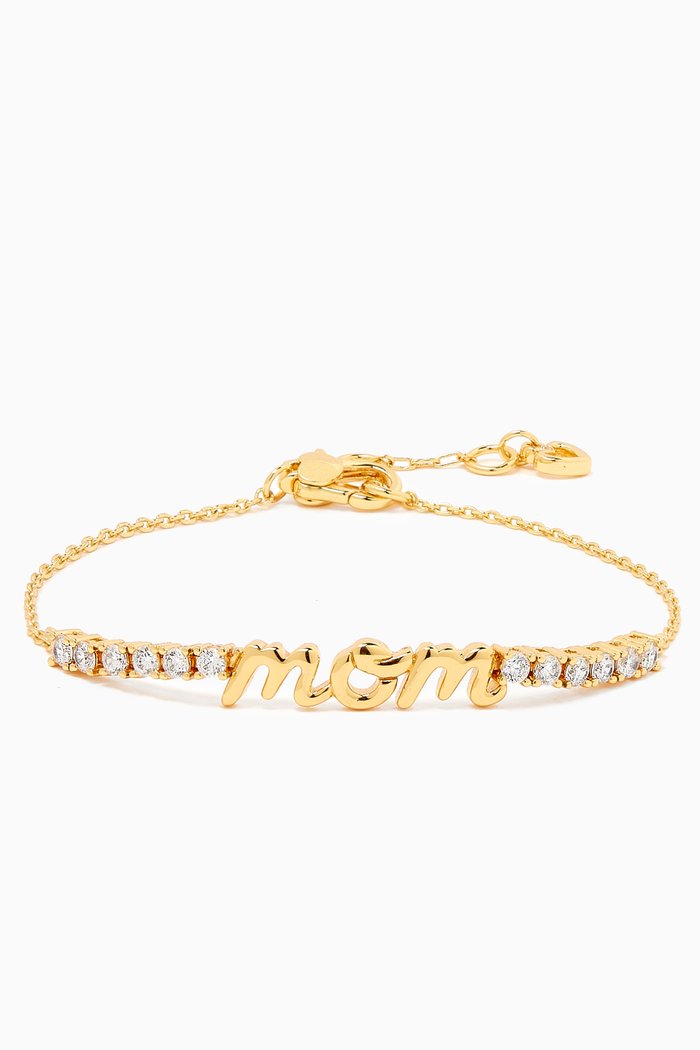 

Love You, Mom Bracelet in Gold-tone metal