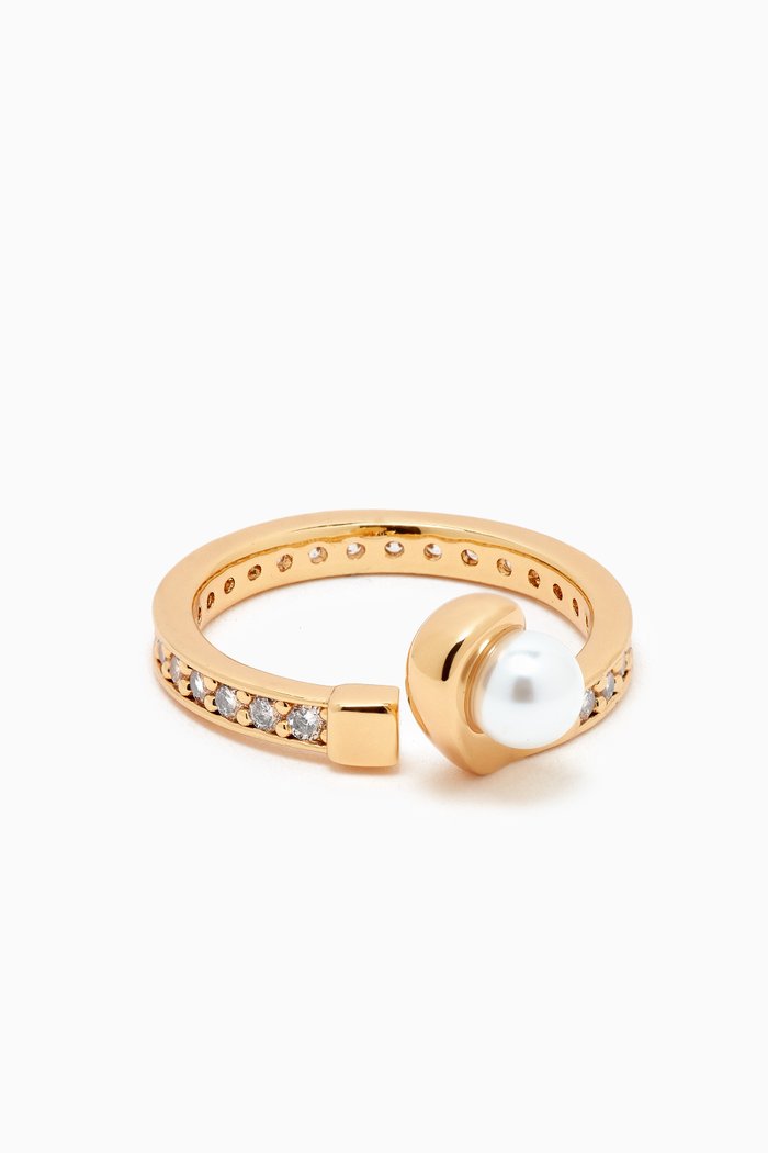 

Hole in One Club Ring in Plated Metal, Gold