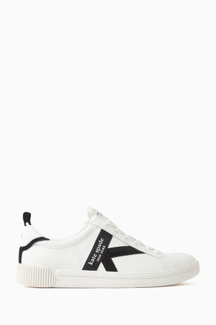 

Signature Sneakers in Smooth Leather, White