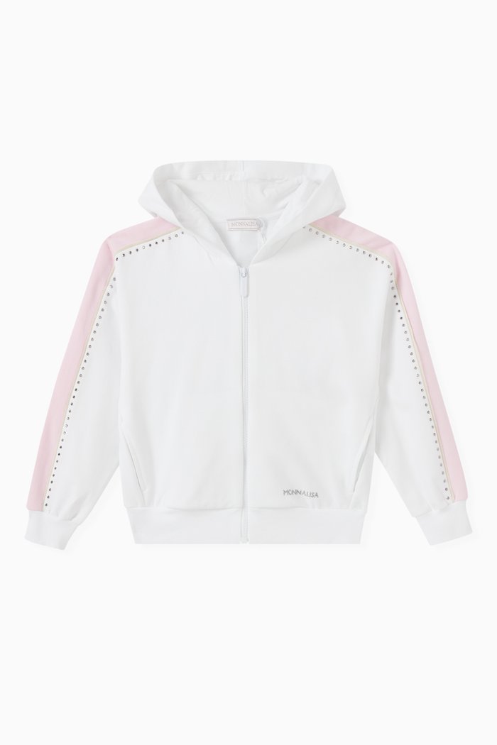 

x Minnie Mouse Zip Hoodie in Cotton-jersey, Pink