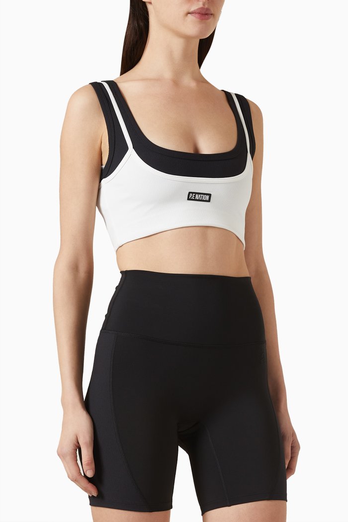 

Podium Tank Top in Nylon, White