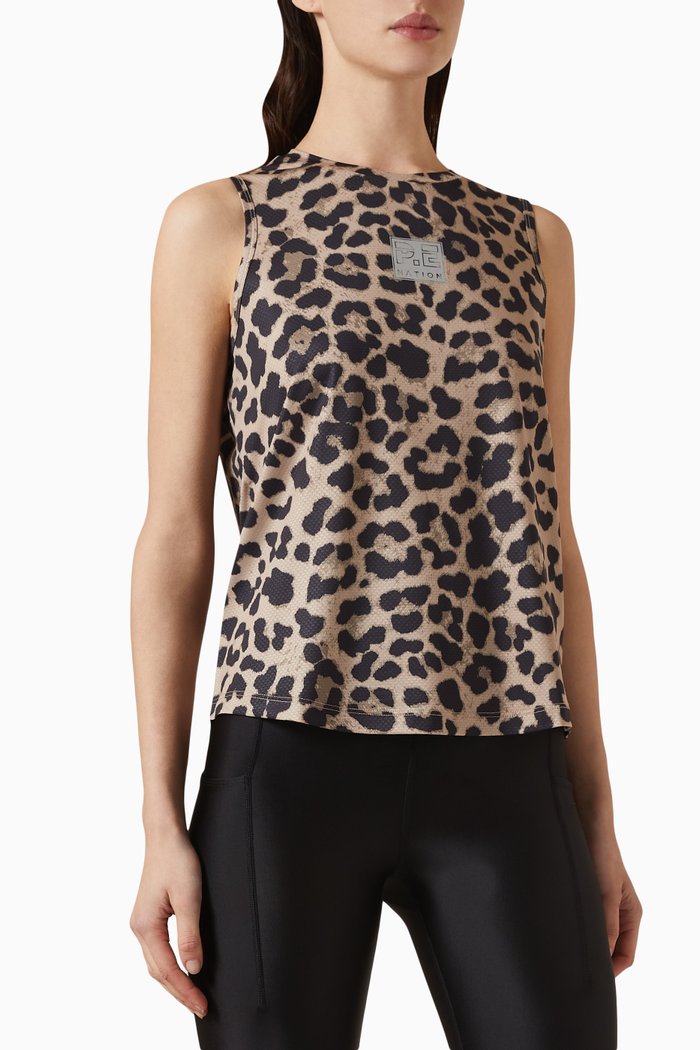 

Downforce Air Form Tank Top in Recycled Polyester, Brown