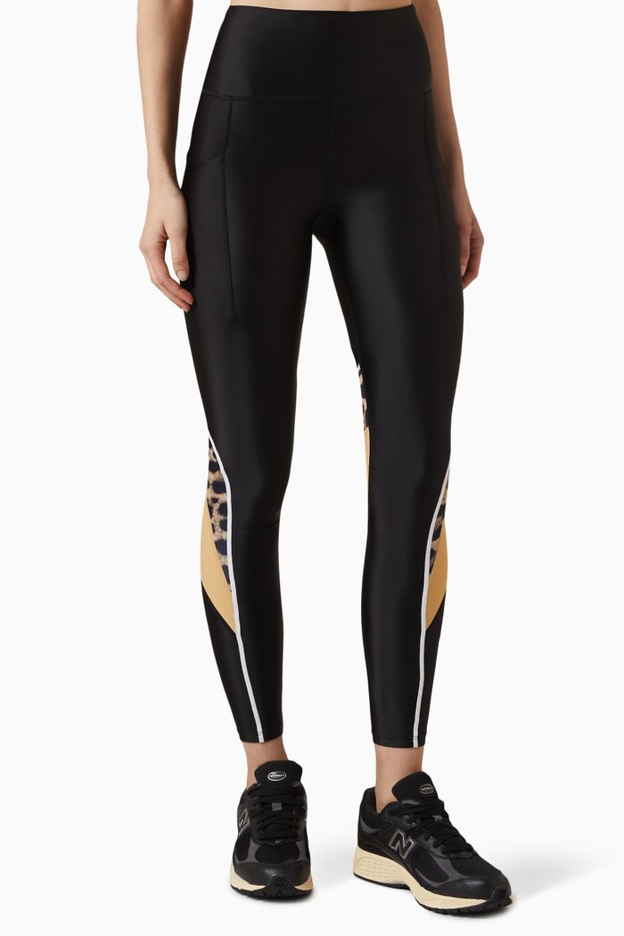 

Silverstone Full Length Leggings in Recycled Polyester, Black