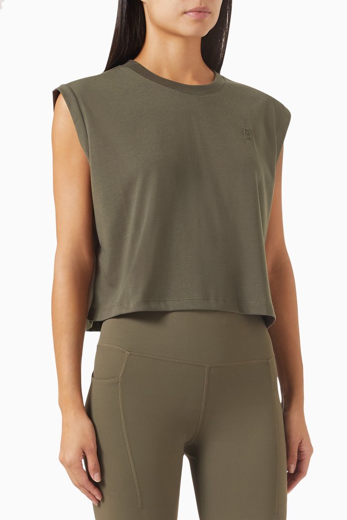 

Perfect Score Tank Top in Organic Cotton, Neutral