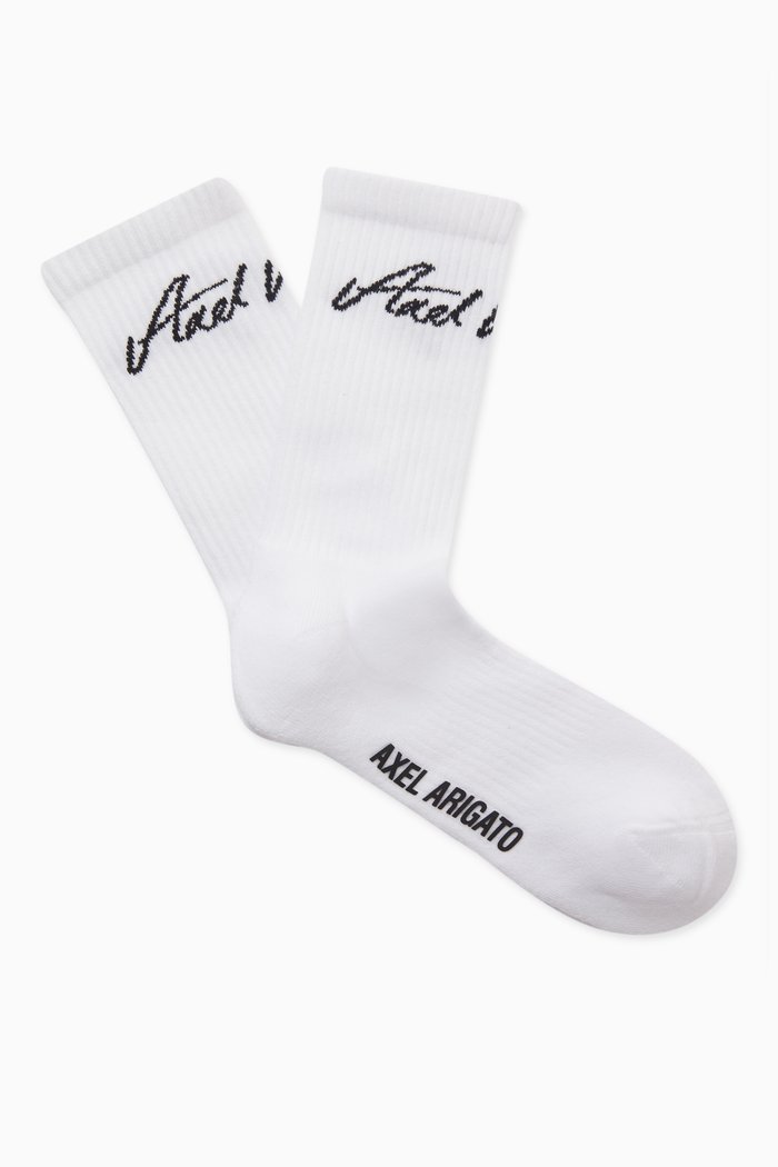 

Zone Socks in Cotton-blend, White