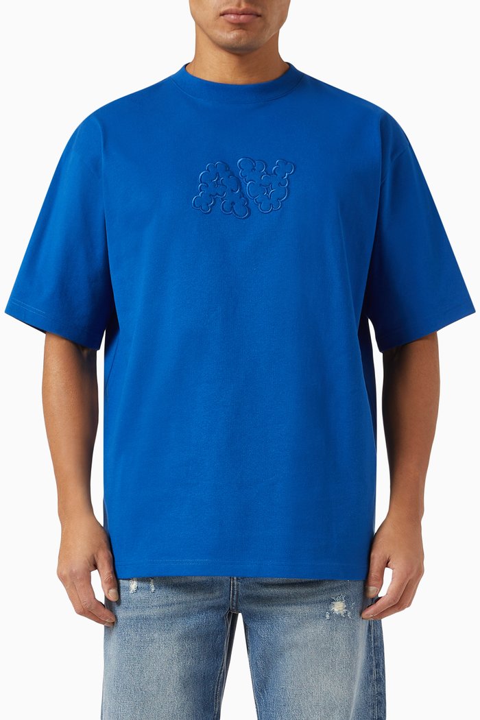 

Trail Bubble T-shirt in Cotton-jersey, Blue