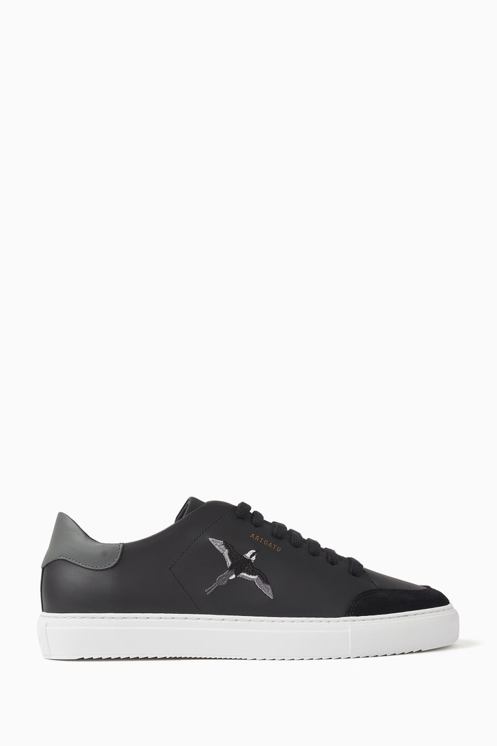 

Clean 90 Triple B Bird Sneakers in Leather, Black