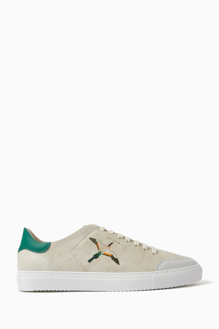 

Clean 90 Triple B Bird Sneakers in Suede, Neutral