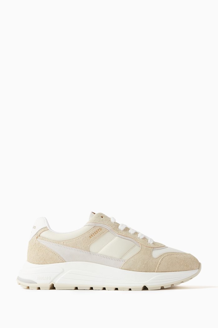 

Rush Low Top Sneakers in Leather & Suede, Multicolour