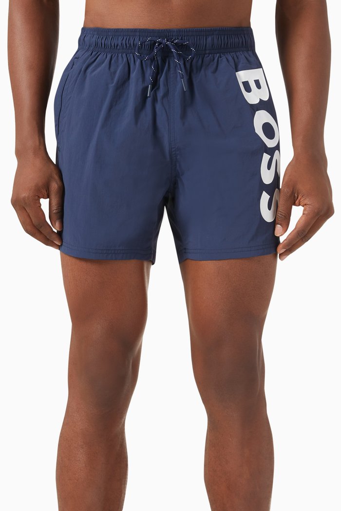 Octopus Swim Shorts, Blue