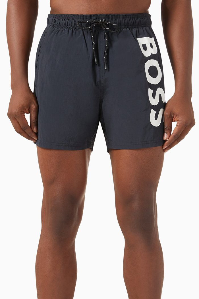 

Octopus Swim Shorts, Black
