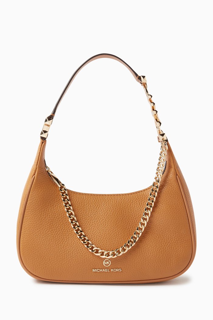 

Small Piper Pouchette in Leather, Brown