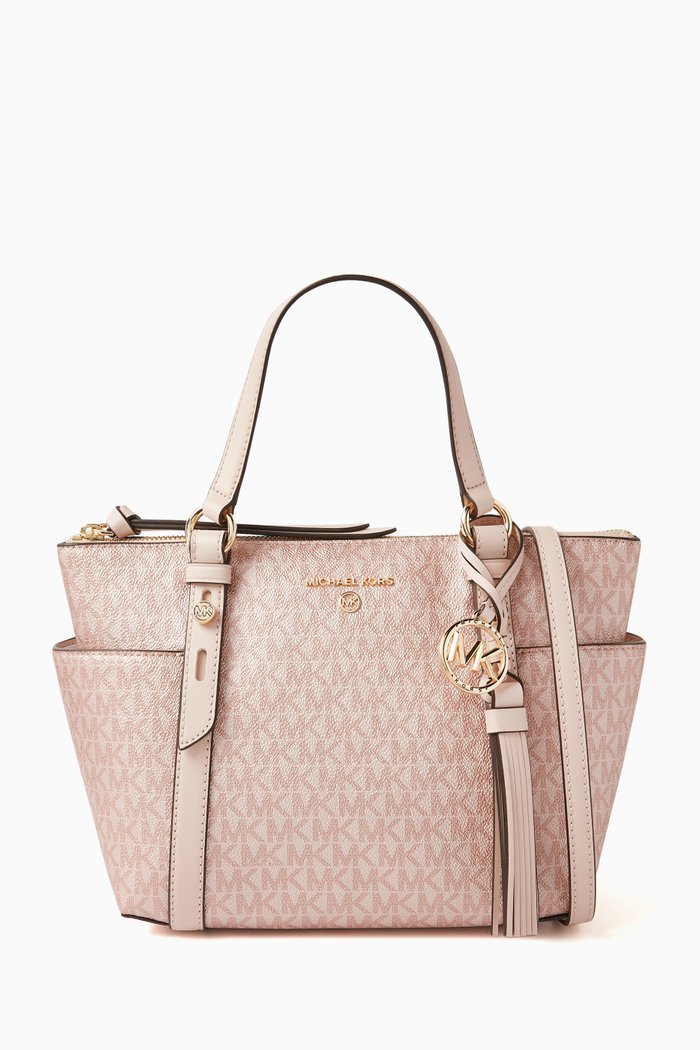 Small Sullivan Tote Bag in Canvas, Pink