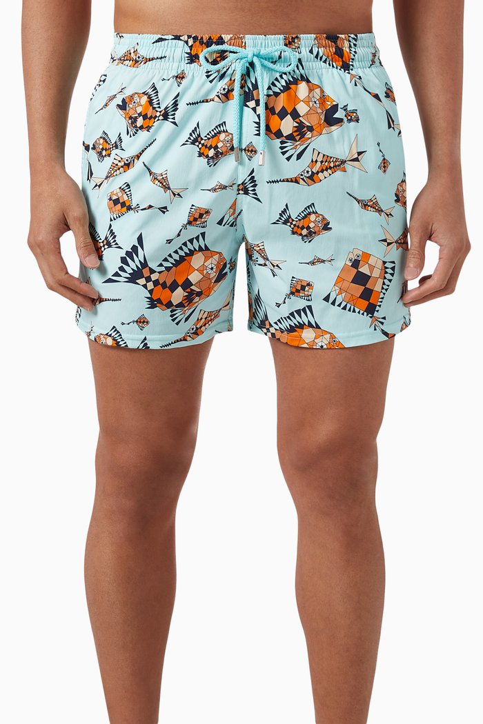 

Vatel Swim Shorts in Recycled Polyamide, Multicolour