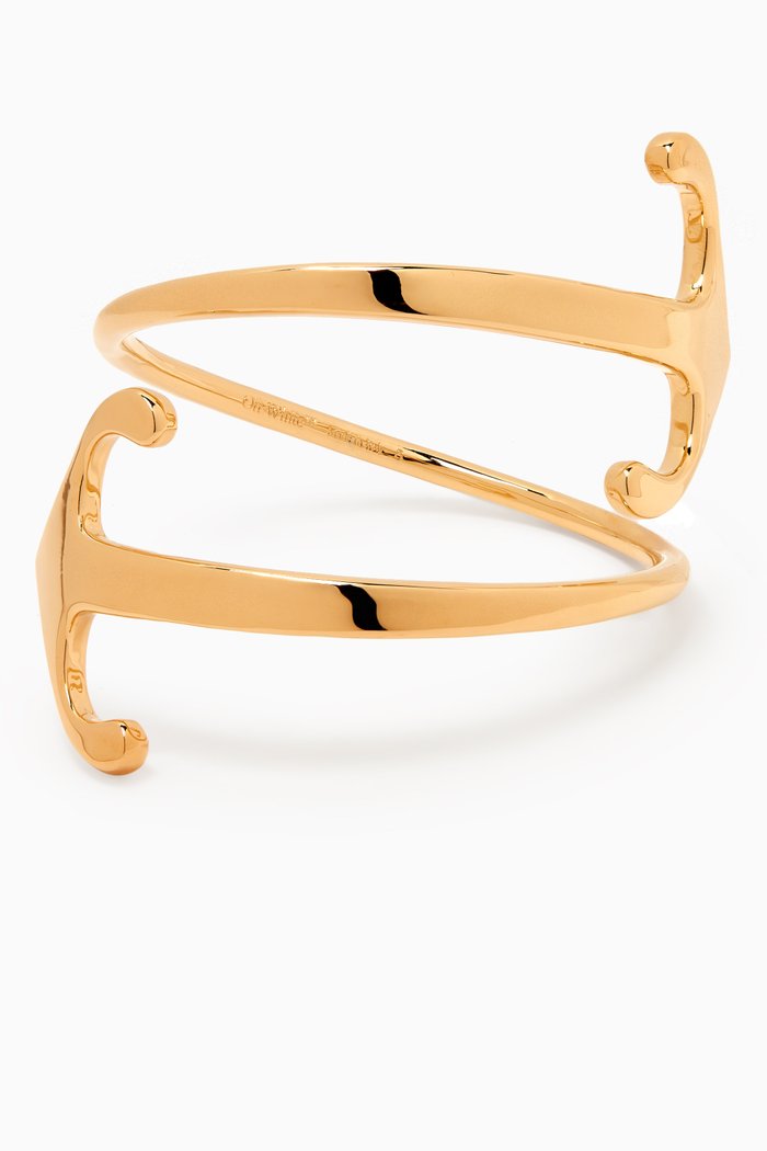 

Mono Arrow Bracelet in Brass, Gold