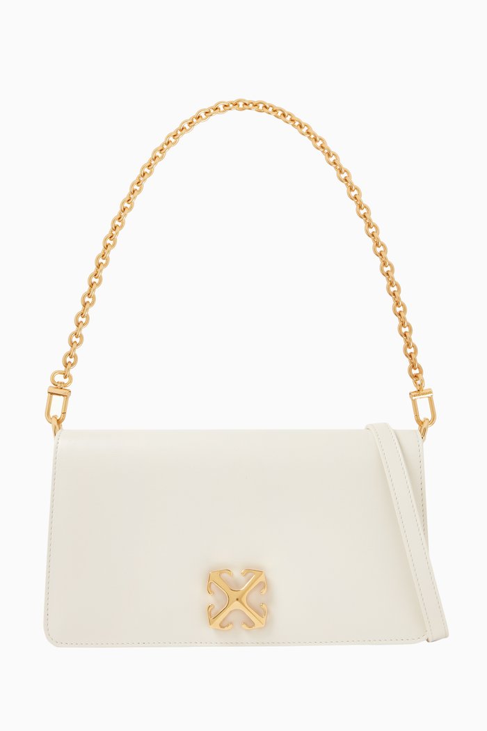 

Jitney 1.7 Shoulder Bag in Leather, White