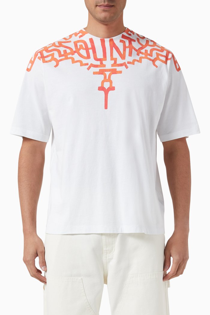 

Graffiti Wings T-shirt in Cotton, White