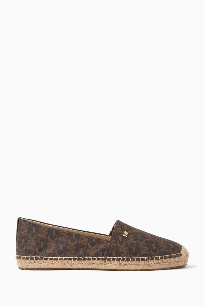 

Kendrick Empire Espadrilles in Logo Canvas, Brown