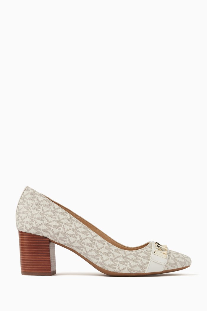 

Jilly 65 Flex Pumps in Coated-canvas, Neutral