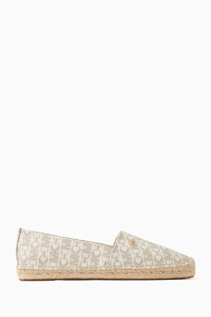 

Kendrick Empire Espadrilles in Logo Canvas, Neutral
