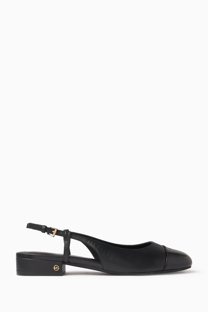 

Perla Sling Flats in Signature Canvas, Black