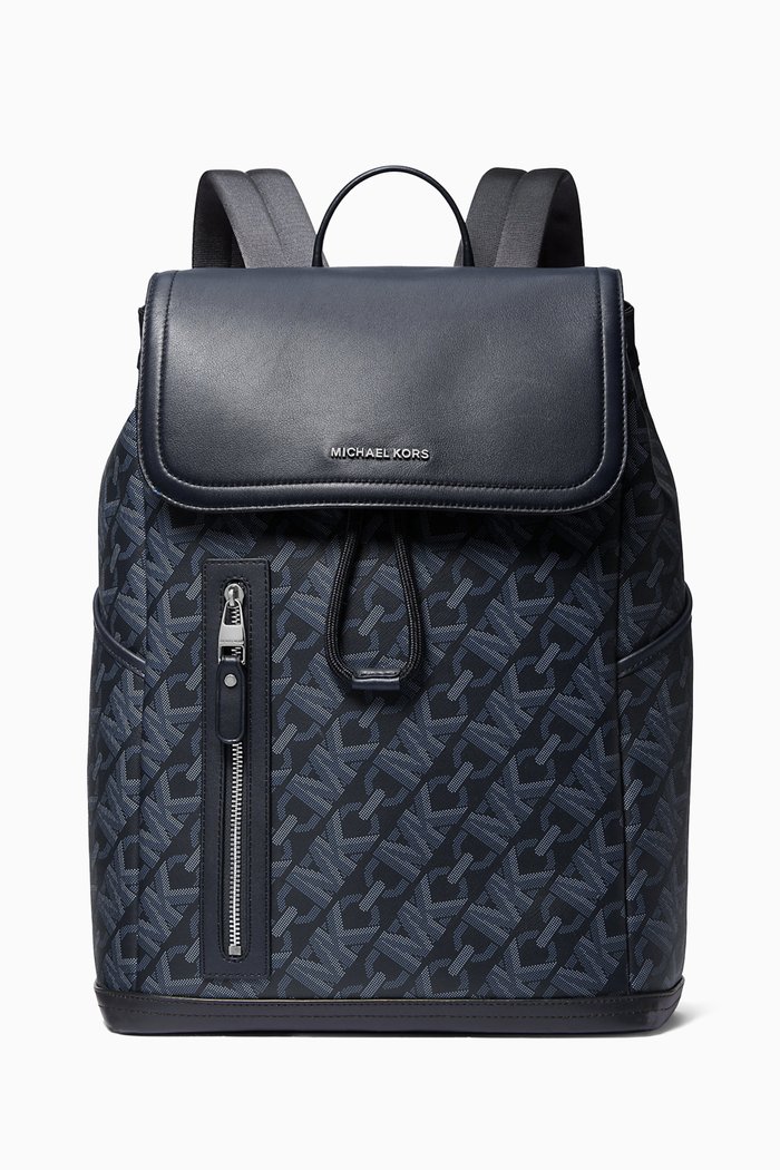 

Hudson Empire Logo Backpack in Canvas, Blue