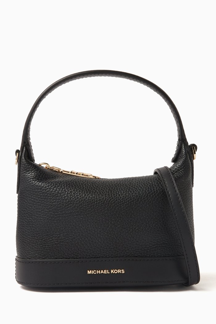 

Small Whyte Bag in Pebbled Leather, Black
