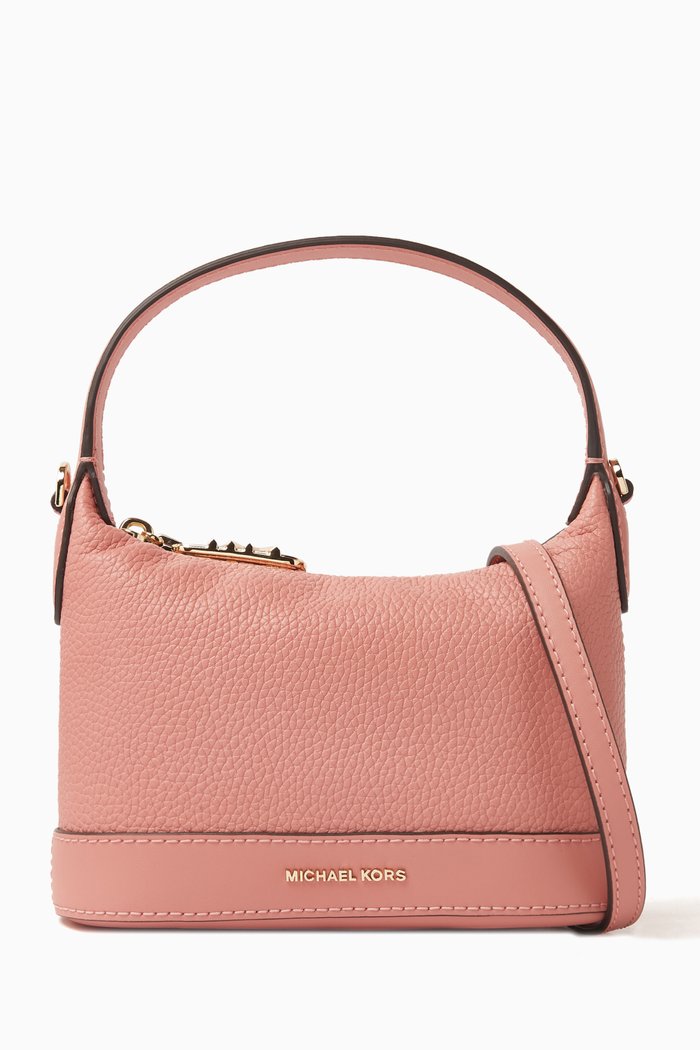 

Small Whyte Bag in Pebbled Leather, Pink
