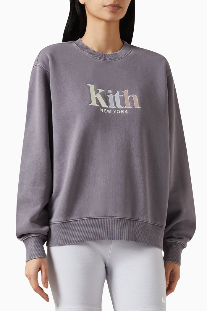 

Asher Crewneck Sweatshirt in Brushed-fleece, Grey