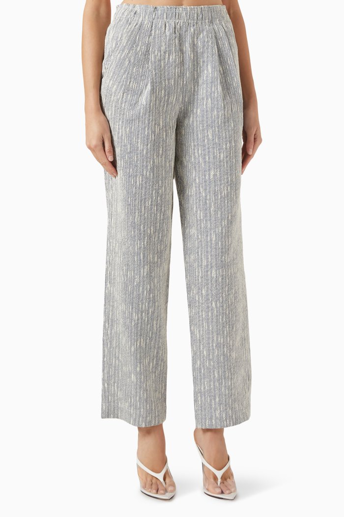 

Miles Pants in Boucle, Grey