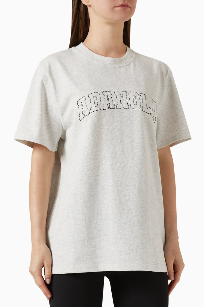 

Freehand Oversized T-shirt in Cotton, Grey