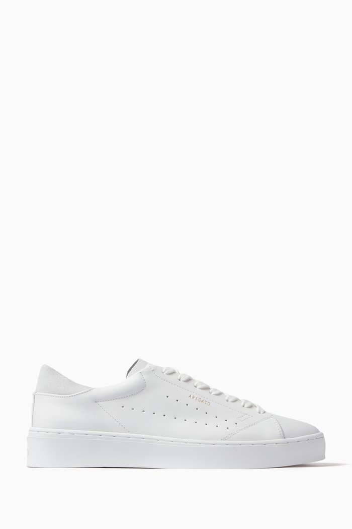 

Court Sneakers in Leather & Suede, White