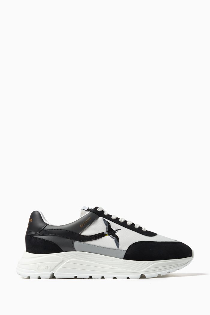 

Rush Bee Bird Sneakers in Leather, White